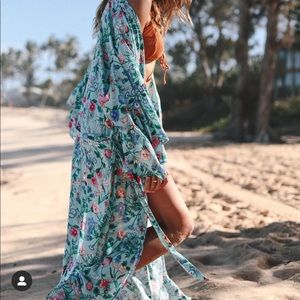XIX Palms wrap dress